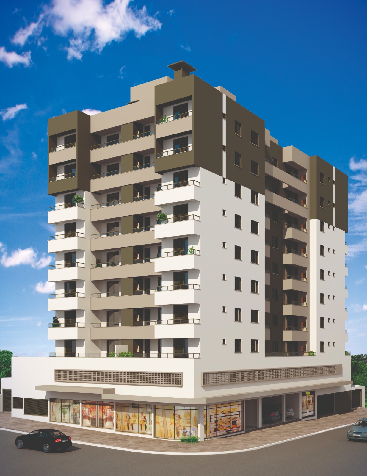 107- Residencial Faena – Localizado no Centro de Içara SC Rua Ergílio Carlos Colonetti esquina da Rua Olivio
