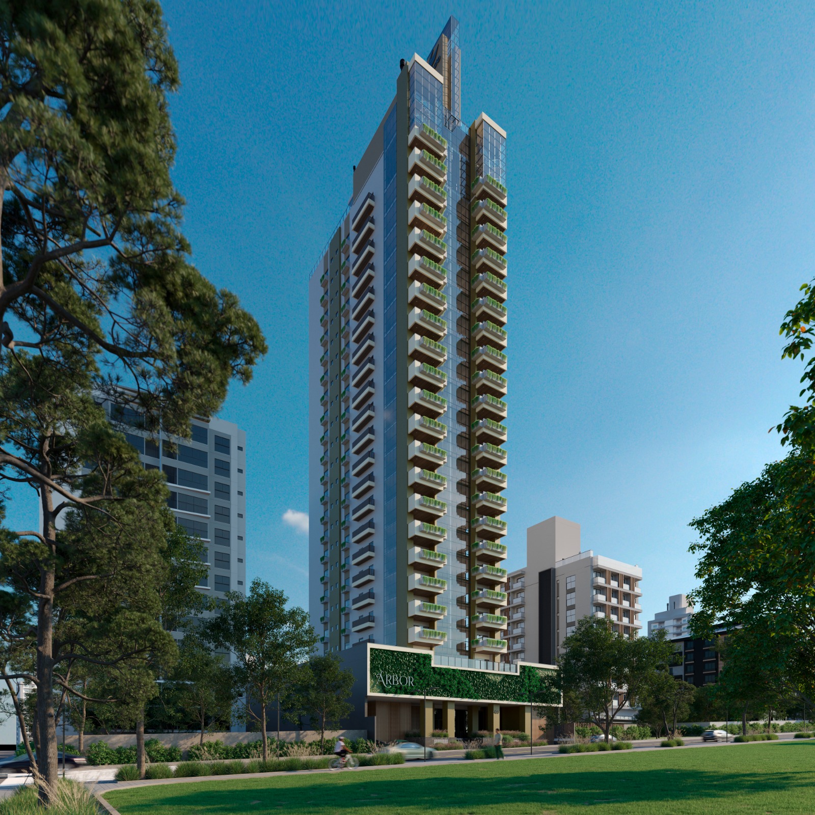 108- Residencial Árbor Concept Home- Centro de Criciúma localizado na Rua Barão do Rio Branco, uma das áreas mais nobres e centrais do município, muito próxima à tradicional Praça do Congresso.(Prazo de entrega 2028)